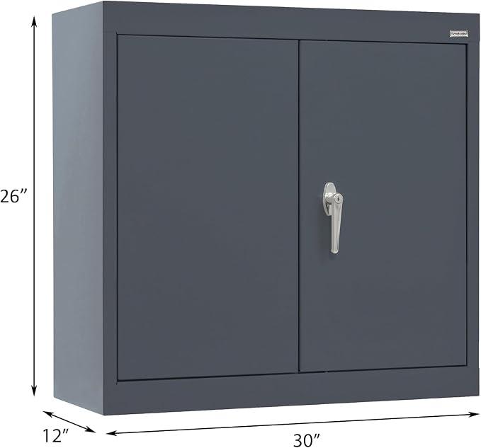 Sandusky Lee WA11301226-02 Wall-Mount Metal Storage Cabinet - Image 2