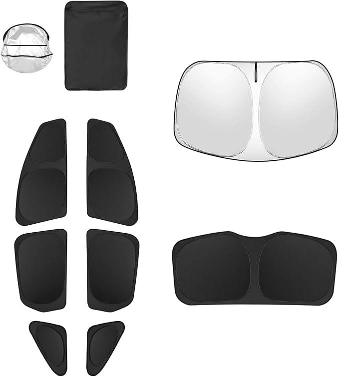 8pcs Car Window Shades for 2013-2019 Ford Escape Accessories, Windshield Side by Unknown