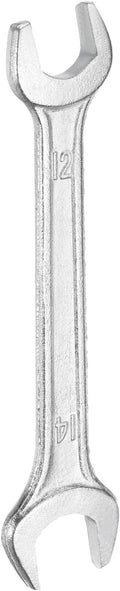 HARFINGTON Double Open End Wrench 12mm x 14mm Metric 15 Degree Offset Angle by HARFINGTON