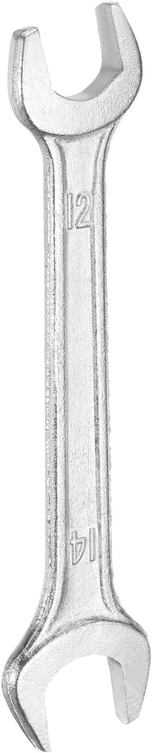 HARFINGTON Double Open End Wrench 12mm x 14mm Metric 15 Degree Offset Angle by HARFINGTON