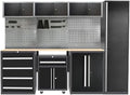 JZD Storage Cabinet System Workshop, Professional Tool Storage Workbench Set by JZD