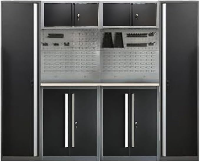JZD Metal Garage Cabinet Set, Heavy Duty, Tool Cabinets by JZD