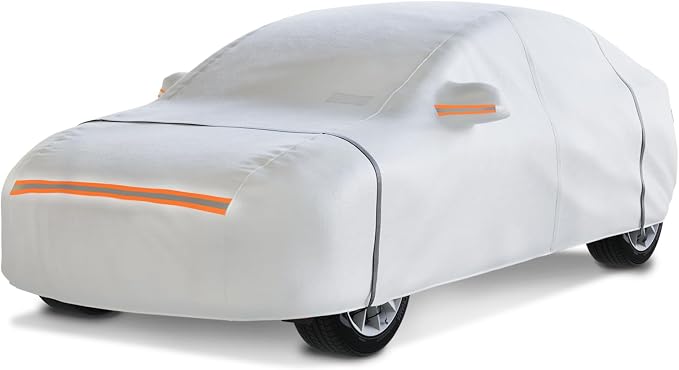Waterproof Hatchback Car Cover: 6-Layer Protection from Rain, UV & Dust by TATATOO