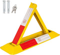 Foldable Parking Barrier, Car Parking Lock Manual Lockable Parking Space Block by NPKRRSK