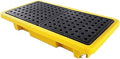 2 Drum Containment Spill Pallet, Polyethylene Low Profile Paint Bucket Tray by PFCDZDU