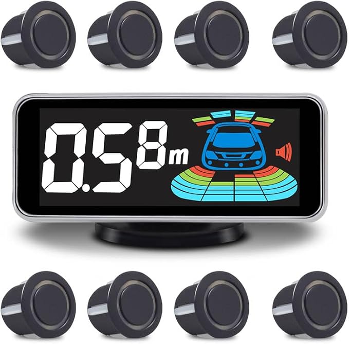 Car Parking Sensors Kit Reverse Radar parktronic System Auto Electronics by ELSNU