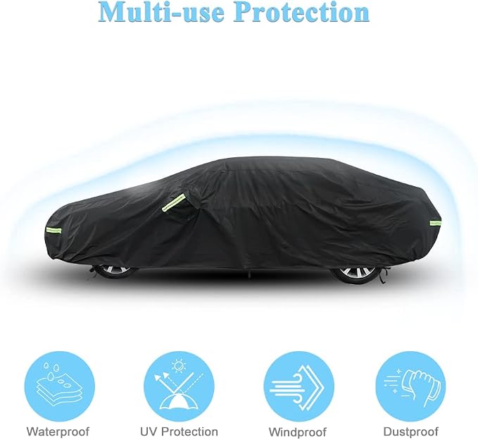 Car Cover Custom Fit for Toyota Corolla, Waterproof All Weather Full Exterior - Image 2