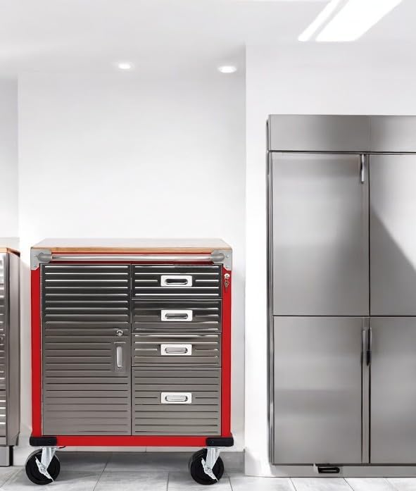 Heavy Duty Rolling Storage Cabinet - Image 4