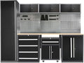 JZD Garage Storage Cabinet System, Lockable Tool Workbench Set by JZD