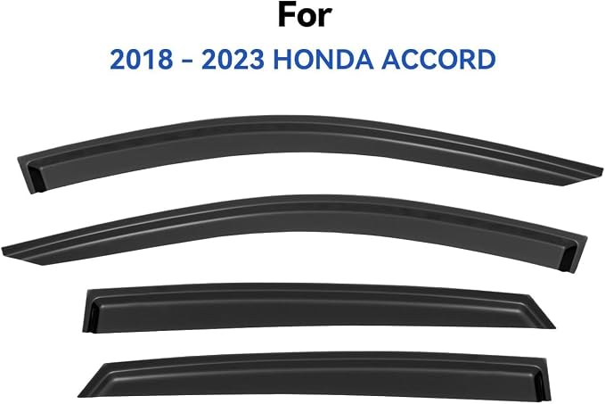 Window Visors Rain Guards for 2018-2023 Honda Accord, Out-Channel Window Vent - Image 2