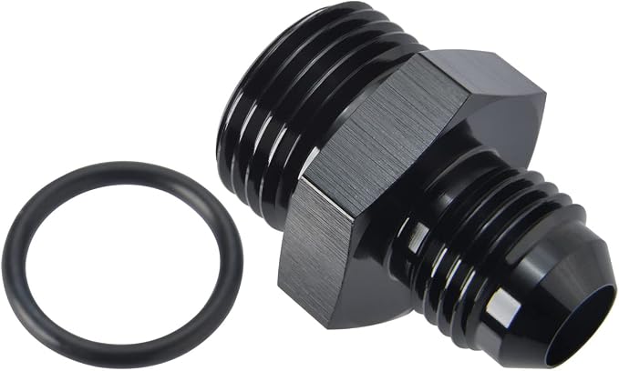 6AN Male Flare to 8AN ORB O-ring Boss Fuel Pump Rail Adapter Fitting Aluminum - Image 3