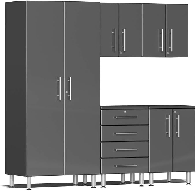 Ulti-MATE UG22050G 5-Piece Garage Cabinet Kit in Graphite Grey Metallic by Unknown