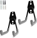 2 Pack Garage Storage Utility Hooks，Garage Garden Tool Organizer，Steel Wall by GeeWatom