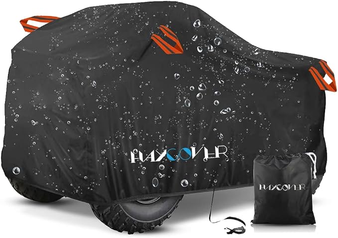 ATV Cover Waterproof Heavy Duty 4 Wheeler Cover Quad Cover All Season Weather by Professionalcoversellers