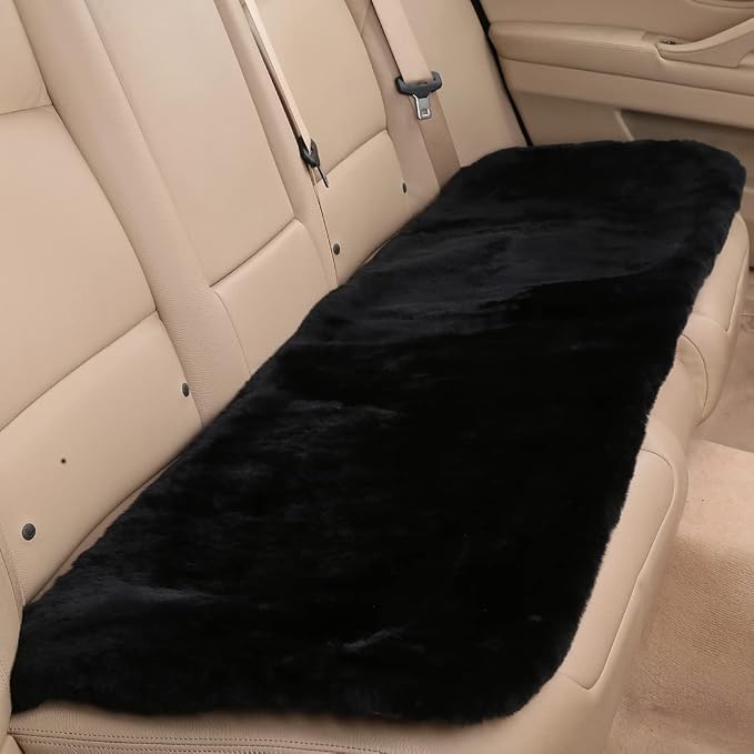 Fluffy Genuine Australia Sheepskin Car Seat Cover by OGLAND