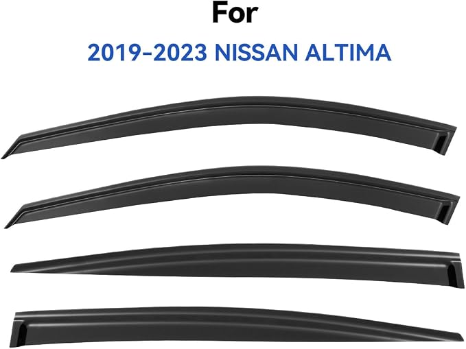 Window Visors Rain Guards for 2019-2025 Nissan Altima, Out-Channel Window Vent - Image 2