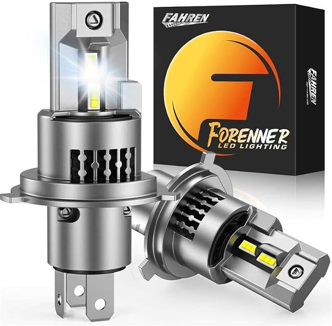 Fahren 9003/H4 LED Bulb, 46000LM 10X Super Brighter & Perfect Beam Pattern by FAHRENFORENNER