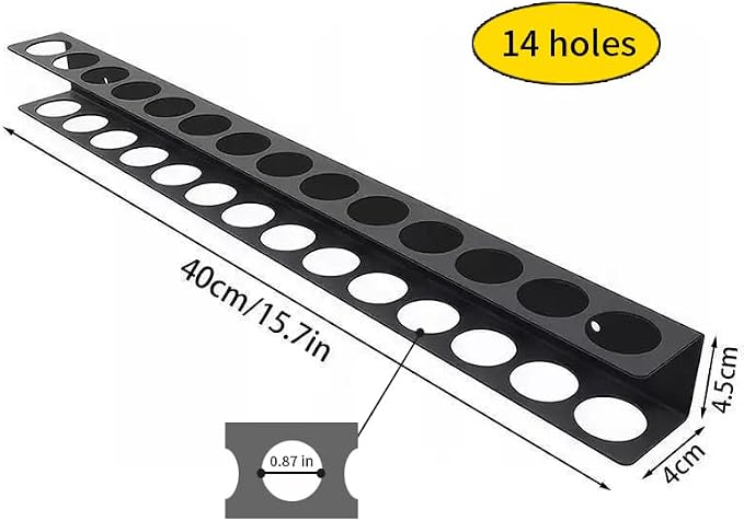 Screwdriver Plier Organizer Wall Mount Steel Wall Mount Tool Storage Rack - Image 2