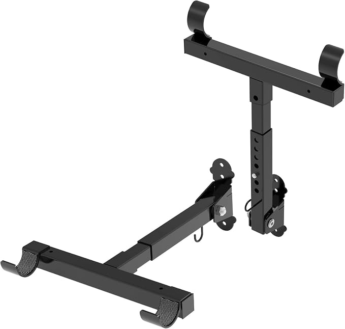 Bike Wall Mount, Horizontal Bicycle Indoor Storage Rack Foldable and Extendable by Yehchi