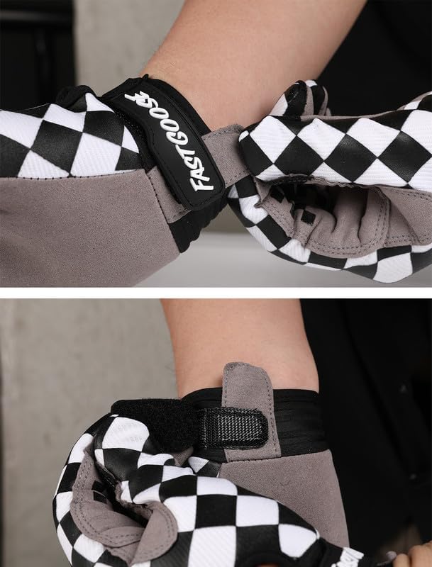 Dirt Bike Motorcycle Gloves for Men Women Finger Touchscreen Motorbike Gloves - Image 3