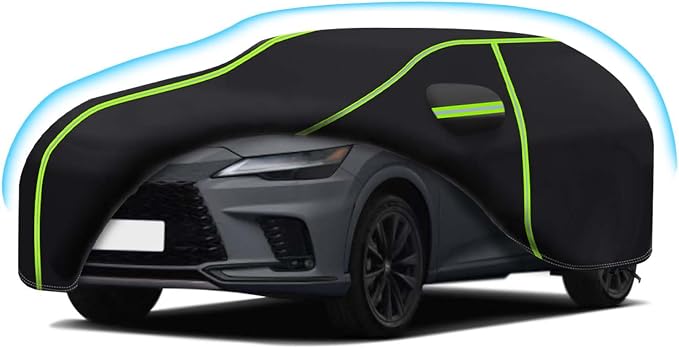 Car Cover for 2015-2024 RX350 RX450 RX500，PEVA Full Car Cover –Adding Cotton by BENDCOKO