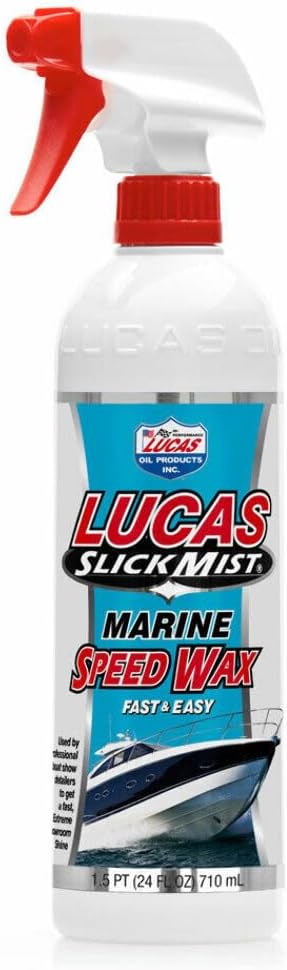 Lucas Oil 10980 Slick Mist Marine Speed Wax, 24 Oz - Image 2