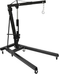 2 Ton Folding Engine Hoist 6.89Ft Lifting Height Heavy Duty Carbon Steel Crane by Unknown