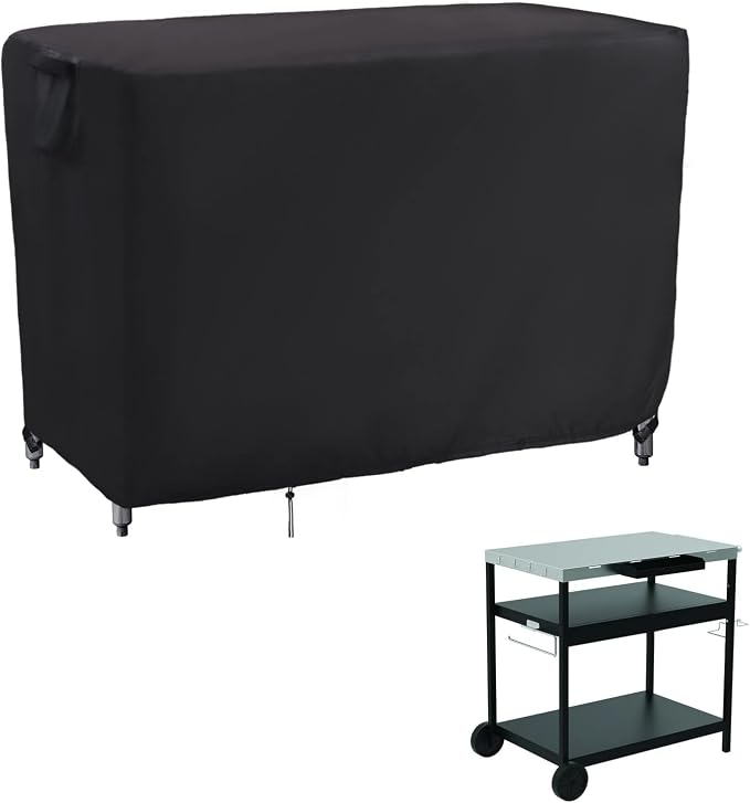 Kingling Grill Cart Cover, Waterproof Outdoor Prep Table Cover 46 Inch by Kingling