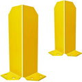 Pallet Rack Post Protectors 12" Height Steel Pallet Rack Guard, Safety Yellow by BIGalleons