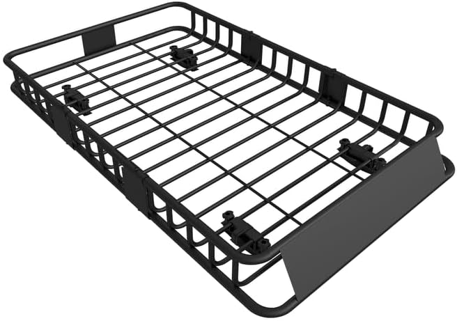 FORWODE Roof Rack Carrier Basket, Rust-Proof Steel Heavy Duty Car Top Luggage by FORWODE