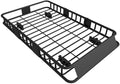 FORWODE Roof Rack Carrier Basket, Rust-Proof Steel Heavy Duty Car Top Luggage by FORWODE