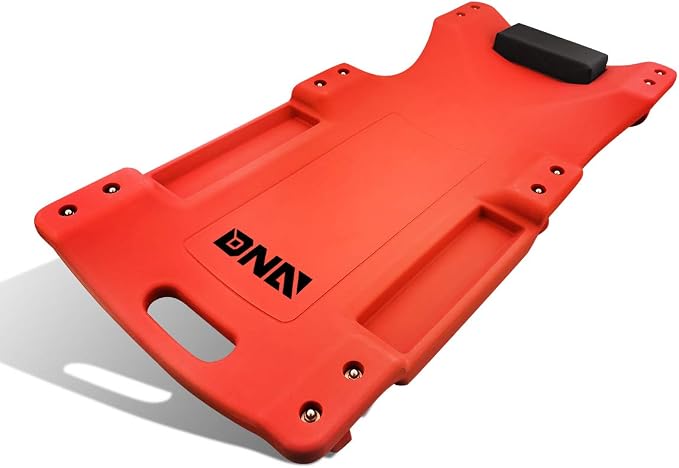 DNA MOTORING 40 Inch Mechanic Creeper, Blow Molded Low Profile Rolling Garage by DNAMOTORING-Tools