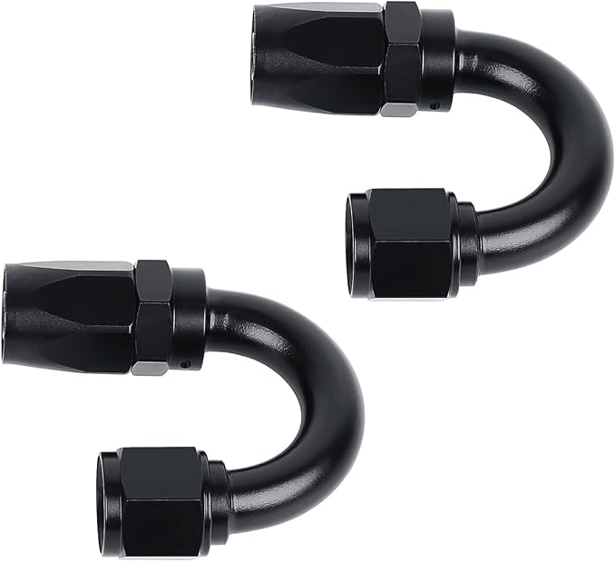LokoCar 8AN Hose End Fitting 180 Degree Swivel - Image 7