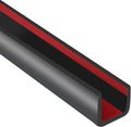 Rubber Edge Trim, 3/8" Self Adhesive Flexible U Channel Edge Protecter by YANRUIPRO