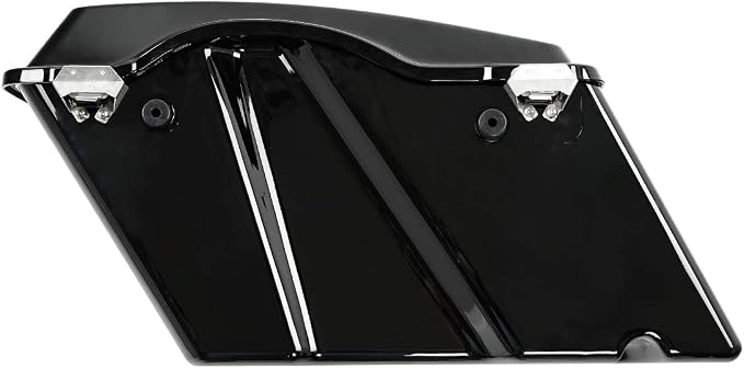 XFMT Motorcycle Saddlebags Vivid Black Hard Saddle Bags Trunk - Image 3