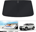 KUST Windshield Sun Shade for 2021-2024 2025 Jeep Grand Cherokee/Grand Cherokee by KUST
