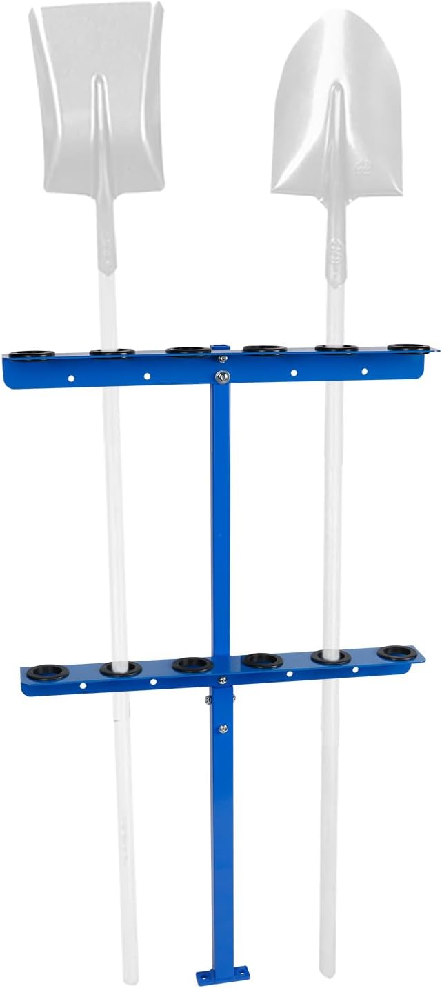 Vertical Hand Rack for Enclosed Landscaping Truck Trailer Garage or Shed Walls by PRINIC