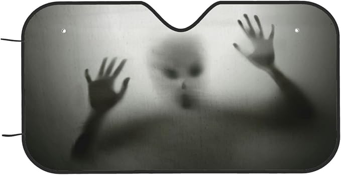 Alien trapped Car Windshield Sunshade Front Window Sun Visor Protector Foldable - Image 9
