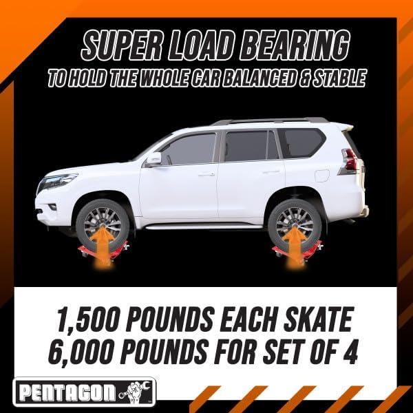 Car Wheel Dolly Set of 4 - Image 2