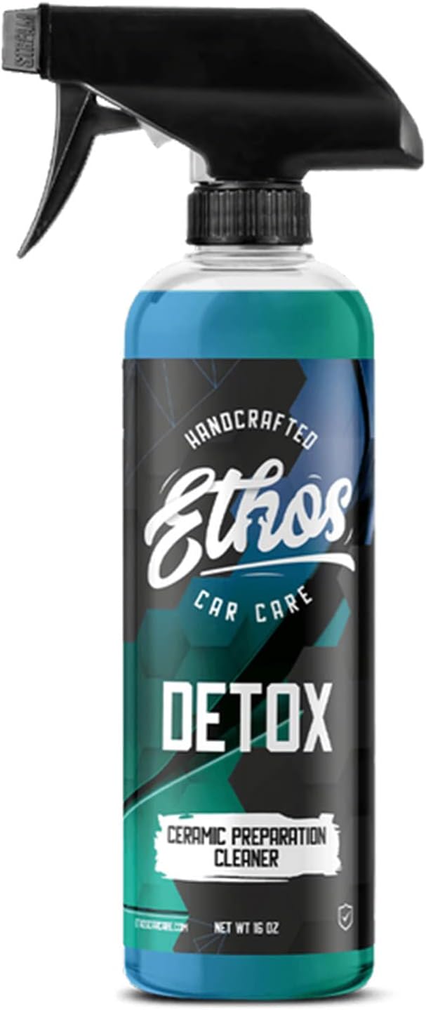 Ethos Detox - Ceramic Coating Prep Spray, Panel Wipe, Glass Cleaner - Prep by EthosHandcraftedCarCare