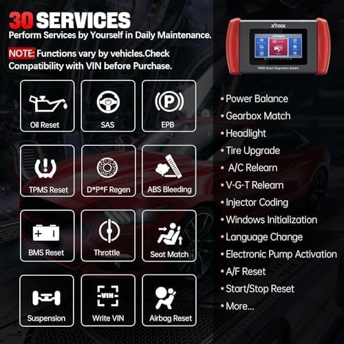 XTOOL IP608 Full System OBD2 Scanner Diagnostic Tool, Code Reader - Image 3