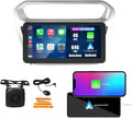Kunfine Car CarPlay Android Auto Navigation Stereo GPS Radio Reverse Camera by KUNFINE