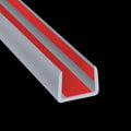 Rubber Edge Trim, Flexible Edge Banding, 1/2" U Channel Furniture Edge Protector by YANRUIPRO