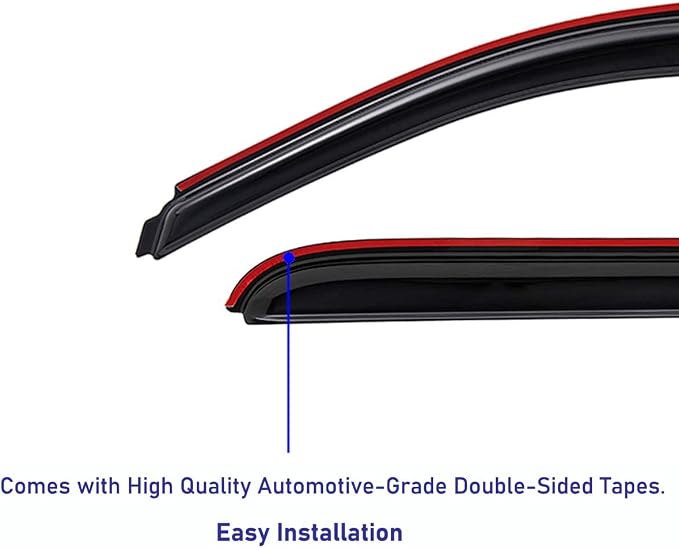 Lightronic Extra Durable Clip-on in-Channel Auto Vent Window Visor, Fits - Image 7