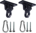 Heavy Duty Black Swing Hangers Screws Bolts Included Over 5000 lb Capacity by ABUSA