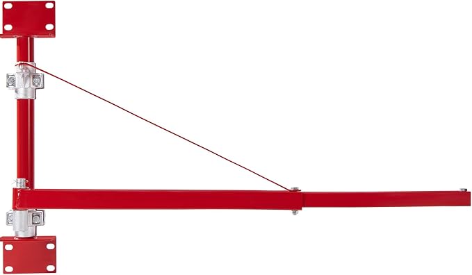 VEVOR Wall Mount Jib Crane, 1320 lbs Max Load Capacity Electric Scaffolding Lift - Image 9