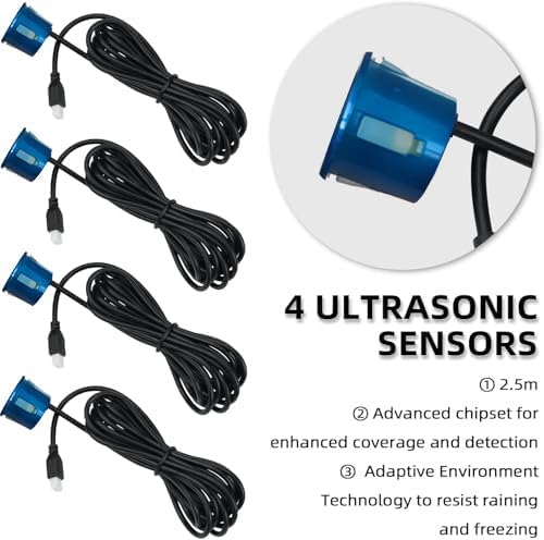 Car Reverse Backup Parking Sensor Radar System, The LED Display - Image 2