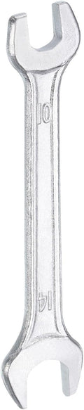 HARFINGTON Double Open End Wrench 10mm x 14mm Metric 15 Degree Offset Angle by HARFINGTON