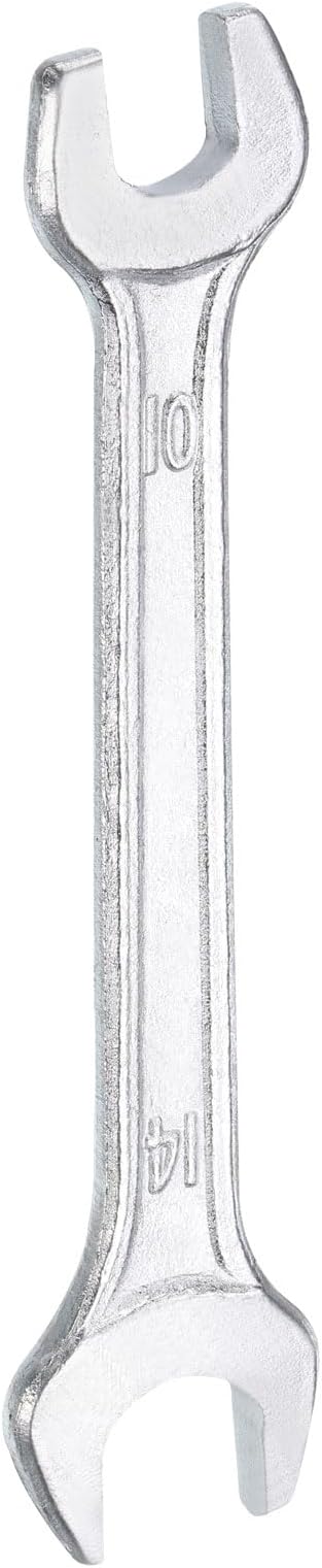 HARFINGTON Double Open End Wrench 10mm x 14mm Metric 15 Degree Offset Angle by HARFINGTON
