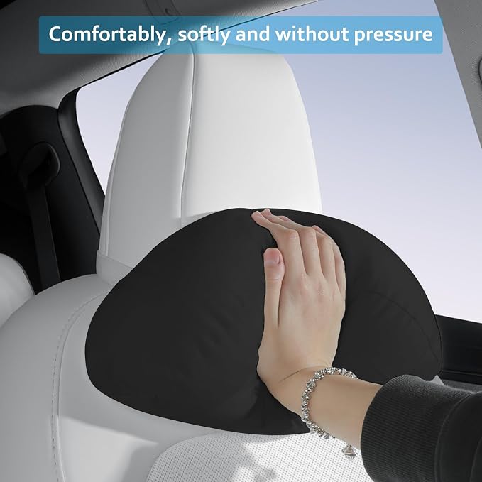 Car Headrest Pillow for Driving, Softness Ergonomic Design Universal Travel - Image 8